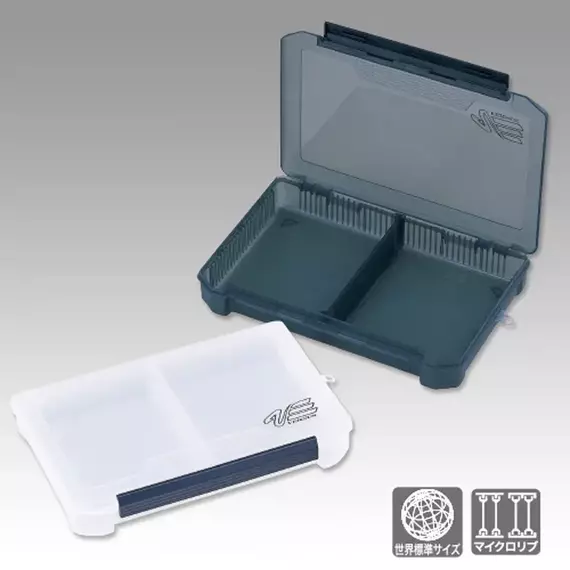 Коробка Meiho Versus VS-3039ND 275x187x43mm, колір: чорний, фото , изображение 2